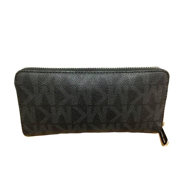 Michael Kors Jet Set Monogram Continental Zip Around Wallet Vintage - Picture 2 of 9